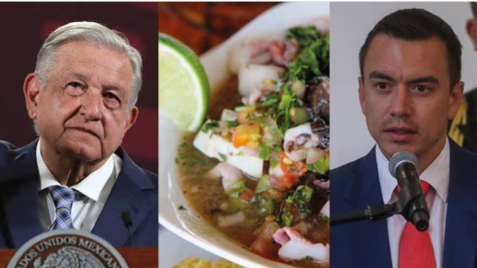 Presidente de México responde a Daniel Noboa sobre la invitación a comer para “resolver” la situación diplomática